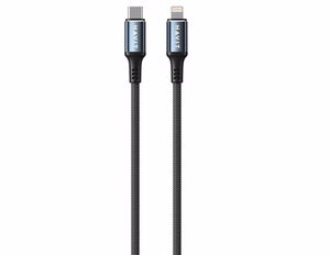 Havit CB6311 - USB Type C uz Lightning kabelis, 1 m (melns)