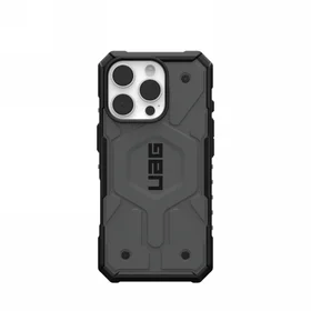 UAG Pathfinder Magnētiskais viedtālruņa apvalks iPhone 16 Pro - sudraba