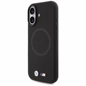 BMW M FW Metal Logo MagSafe futrālis iPhone 17 - melns