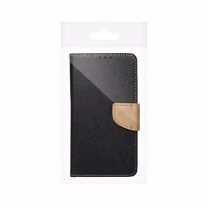 FANCY Viedtālruņa apvalks iPhone 14 Plus - melns / zelts