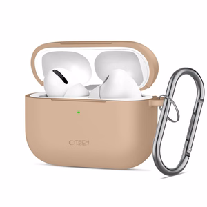 Tech-Protect Силиконовый чехол Hook для AirPods Pro - бежевый