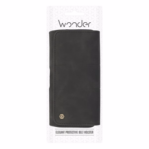 Wonder MAX jostas apvalks (IZMĒRS XL) Iphone 17 Pro Max/16 Pro Max/Samsung A55 5G/A53/S25 Plus/S23 FE melns (167x83 mm)