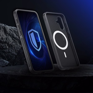 3mk COOLing Magnētiskais viedtālruņa apvalks Apple iPhone 16 Plus - melns