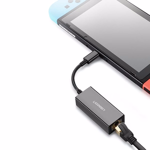 Ugreen ārējais tīkla adapteris RJ45 - USB Type C (1000 Mbps / 1 Gbps) Gigabit Ethernet pelēks (CM199)