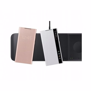 Bezvadu lādētājs Samsung Trio EP-P6300TWEGEU balts 25W (ar lādētāju un kabeli) / 100% oriģināls /