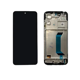 LCD ekrāns Xiaomi Redmi Note 12 4G ar skārienekrānu un rāmi Onyx Grey OLED