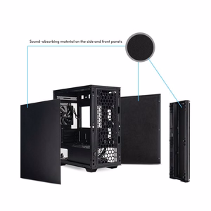 Chieftec Pro Mini AZ-01B-OP datora korpuss, MidiTower, MicroATX, melns