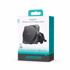 Automašīnas lādētāja magnētiskais turētājs Joyroom JR-ZS506 MagSafe 15W melns