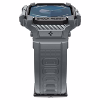 Spigen Rugged Armor apvalks Apple Watch 10 46mm pulkstenim - pelēks