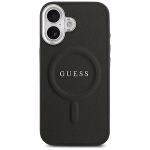 Guess klasiskā logotipa magnētiskais vāciņš iPhone 17 – melns