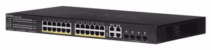 Zyxel GS1920-24HPV2 pārvaldāms Gigabit Ethernet tīkla komutators (10/100/1000) ar barošanu pa Ethernet (PoE), melns