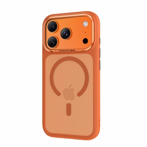Benks Magnetic Mist Case Metal Frame (A070) for Iphone 17 Pro Max orange (Camera Control Button)