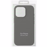 Maciņš "TM MagSafe Silicone" iPhone 16 / Akmens pelēks /