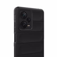 Viedtālruņa apvalks Magic Shield Xiaomi Redmi Note 12 Pro+ elastīgs aizsargs - sarkans