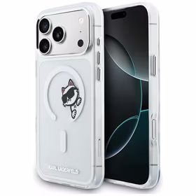 Karl Lagerfeld IML Peekaboo MagSafe Maciņš for iPhone 17 Pro Max - Clear
