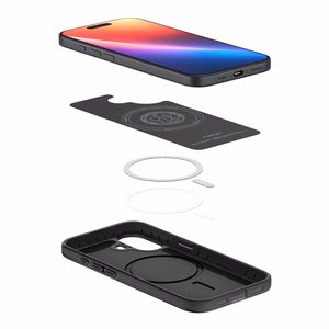 Spigen Thin Fit Magnētiskais viedtālruņa apvalks iPhone 17 - melns