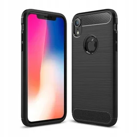 CARBON Viedtālruņa apvalks IPHONE XR - melns