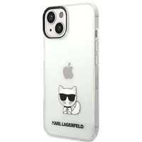 Viedtālruņa apvalks Karl Lagerfeld KLHCP14MCTTR iPhone 14 Plus 6.7\" skaidrs / skaidrs Choupette Body