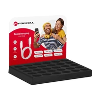 FORCELL darbvirsmas statīvs crystal tube D336