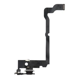 Uzlādes fleksis USB IPHONE XS MAX melns (lietots)