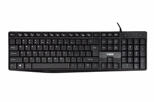 iBOX Eris USB tastatūra, Melns