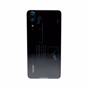 Aizmugurējais vāciņš Huawei P20 melns oriģināls (lietots, Grade A)