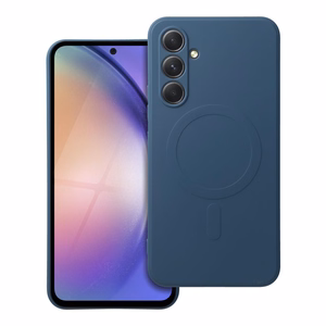 SILICONE MAG COVER viedtālruņa apvalks saderīgs ar Magnētisko SAMSUNG A54 zila