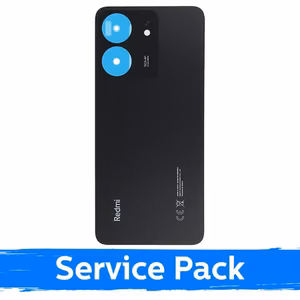 Aizmugures vāciņš saderīgs ar Xiaomi Redmi 13C / Midnight Black / (Service Pack)