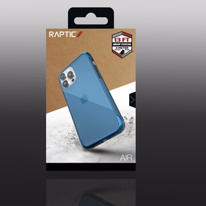 Raptic X-Doria Air viedtālruņa apvalks iPhone 14 Pro Max bruņots apvalks zils