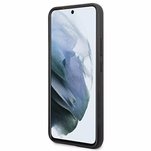 Viedtālruņa apvalks BMW Signature Logo Imprint Samsung Galaxy S22+ melns