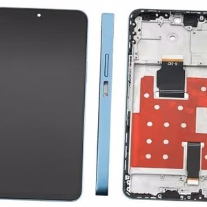 LCD ekrāns Huawei Honor X8a/Honor 90 Lite ar skārienjūtīgo ekrānu ar rāmi Cyan Lake ORG