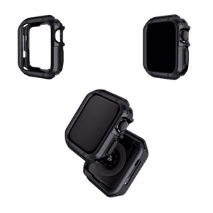Mīksts izturīgs viedtālruņa apvalks Apple Watch 42 mm (Series 10) - melns