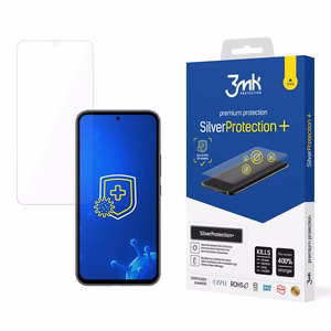 Ekrāna aizsargs Samsung Galaxy A54 5G antibakteriāls ekrāna aizsargs spēlētājiem no 3mk Silver Protection+ sērijas