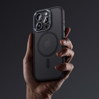 Benks Magnētiskais Mist viedtālruņa apvalks Metal Frame Iphone 16 Pro Max melns