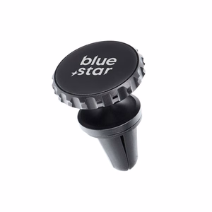 BLUE STAR magnētiskais automobiļa turētājs gaisa ventilācijai CROWN MAGNETIC melns