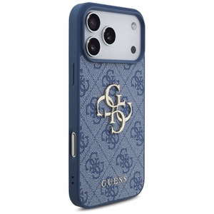 GUESS maciņš IPHONE 18 Pro Max/17 Pro Max (4G Big Logo) (krāsa: zila)
