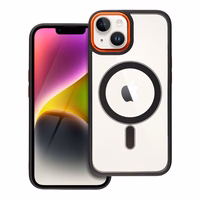 COLOR EDGE MAG COVER viedtālruņa apvalks saderīgs ar Magnētisko IPHONE 14 melna zelta
