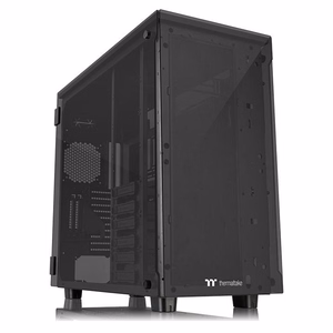 Thermaltake View 91 TG RGB datora korpuss, Ultra Tower, melns