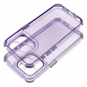 MATRIX caurspīdīgs viedtālruņa apvalks IPHONE 11 gaiši violets