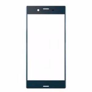 Outer Screen Glass Saderīgs ar Sony Xperia XZ F8332 Melns HQ