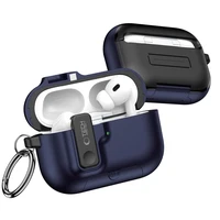 Tech-Protect Slim Hook maciņš AirPods Pro 3 tumši zils