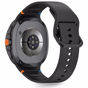 Tech-Protect силиконовый ремешок для Samsung Galaxy Watch 40/44/46 mm — черный