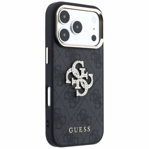 Maciņš IPHONE 18 Pro /17 Pro (Big Strass Logo 4G) (krāsa: brūna)
