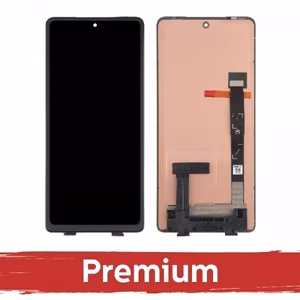 LCD displejs saderīgs ar Motorola Edge 20 / Edge 20 Pro melns OEM