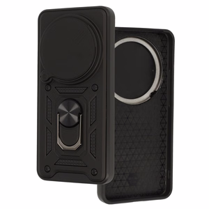 Viedtālruņa apvalks ar slīdošo kameru bruņots Xiaomi 15 Ultra 5G melns