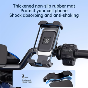 Blavec velosipēda turētājs BV-02 Velo stūrei (BV02-HSB) sudraba-melns