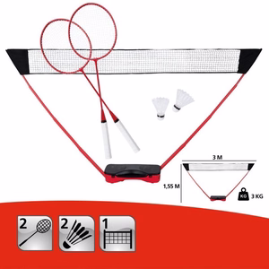 Donnay pārnēsājams 5 daļu badmintona komplekts koferī