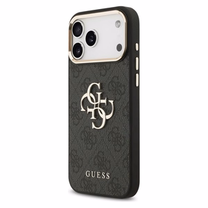 Guess 4G Big 4G Classic Logo Case for iPhone 17 Pro Max - Black and Gold
