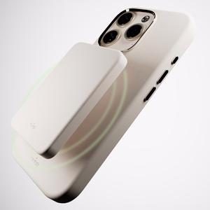Puro Icon Mag Pro Magnētiskais silikona viedtālruņa apvalks iPhone 16 Pro - bēšs