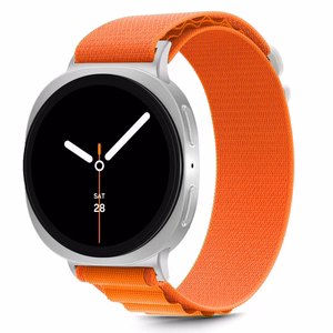 Tech-Protect Nylon Stripe ремешок для Samsung Galaxy Watch 40/44/46 mm - оранжевый
